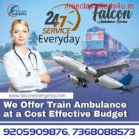 For a Comfort Filled Long Distance Traveling Choose Falcon Train Ambulance in Bangalore