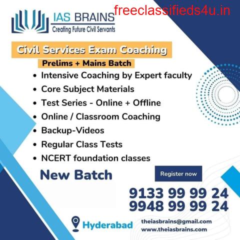 Civils Coaching Centres in Hyderabad