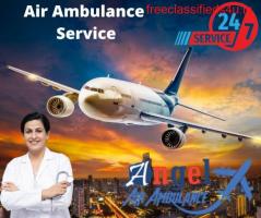 Choose Angel  Air Ambulance Service in Srinagar With Certified Medical Staff