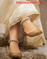 Check Out These Eye-Catching Golden Jutti for Ladies