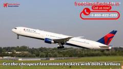 Get the cheapest last minute tickets with Delta Airlines