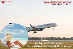 Get Up to 30% Discount on Delta Airlines for Your Holiday Escape