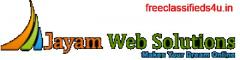 India's No 1 web design company-jayam web solutions 