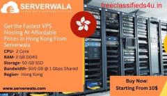Get the Fastest VPS Hosting At Affordable Prices in Hong Kong From Serverwala