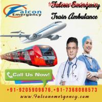 Safe Patient Transfer is offered in an Emergency by Falcon Train Ambulance Services in Patna