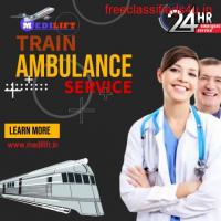 Utilize Train Ambulance Services in Guwahati by King with full medical support
