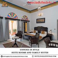 Unwind in Style: Suite Rooms and Family Suites at Hotel Narain Niwas Palace