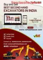 Used Excavators Buy and Sell in India| Vahaan Bazar