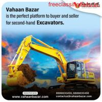 Used Excavators Buy and Sell in India| Vahaan Bazar