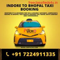 Indore to Bhopal with CarPucho's Best Taxi Booking Service