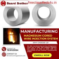 Efficient Magnesium Cored Wire Injection System by Bansal Brothers